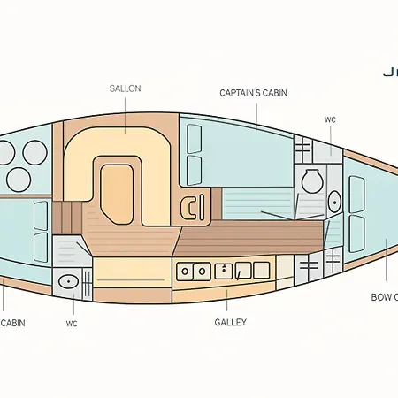 보트호텔 On - Sailboat
